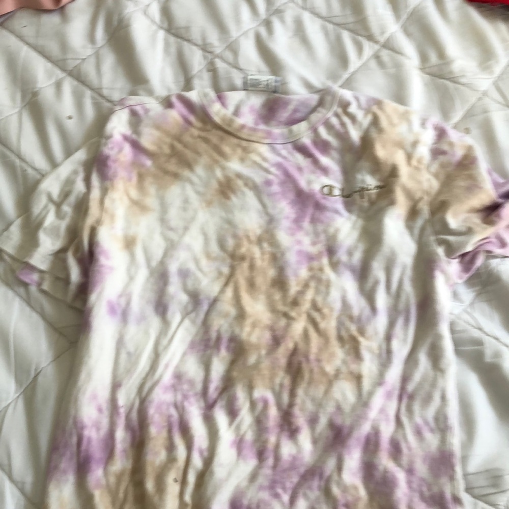 Champion tye dye shirt Size S